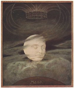Moon by Hans Thoma